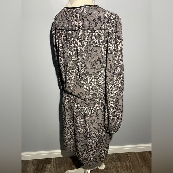 Rebecca Taylor Black and Cream Lace Dress - Picture 5 of 13